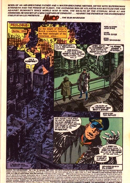 Namor #10
(Jan 1991)